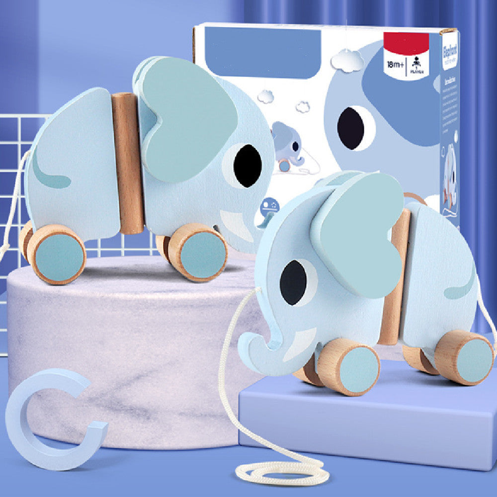 Wooden Cartoon Animal Toys