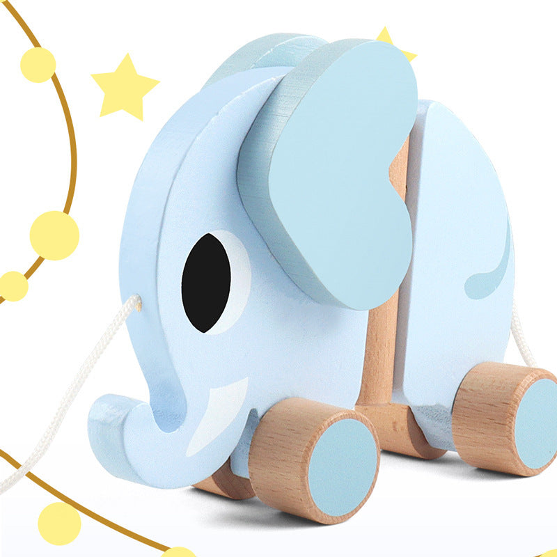 Wooden Cartoon Animal Toys