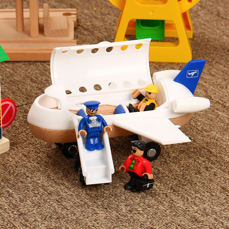 Wooden Train Track Toys