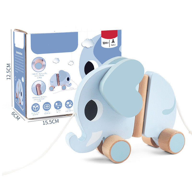 Wooden Cartoon Animal Toys