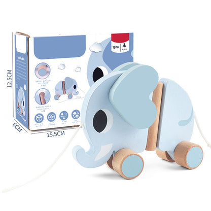 Wooden Cartoon Animal Toys